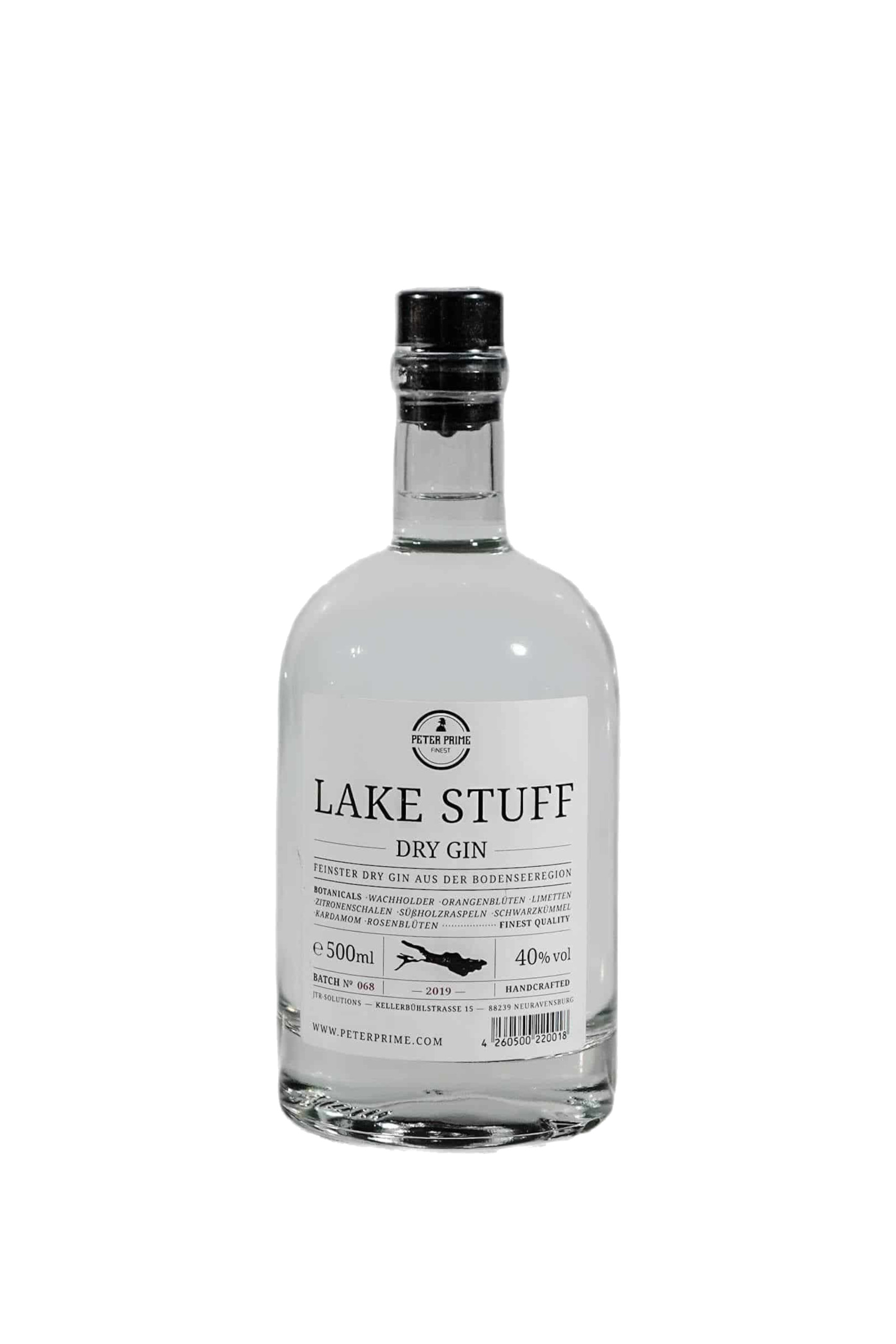 Lake Stuff Dry Gin 40% Vol. 0,5 l - Georg Hack